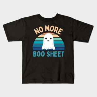 No More Boo Sheet Kids T-Shirt